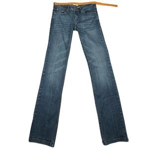 Paper Denim & Cloth Jeans Size 4 Straight Leg Blue Denim Low Rise
